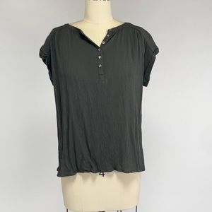 Loft Olive Green Top